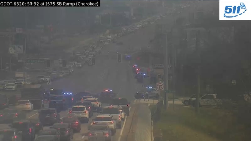 Fuerte presencia policial en Woodstock.