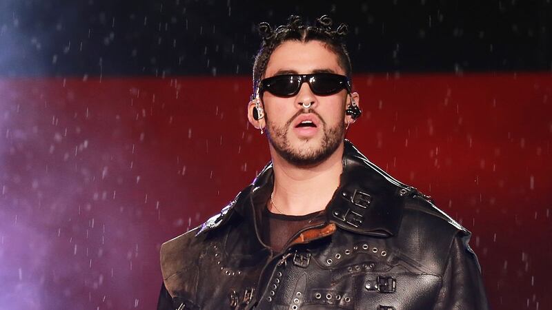 Bad Bunny en un concierto realizado en el estadio Hiram Bithorn, en Puerto Rico, el 3 de mayo...