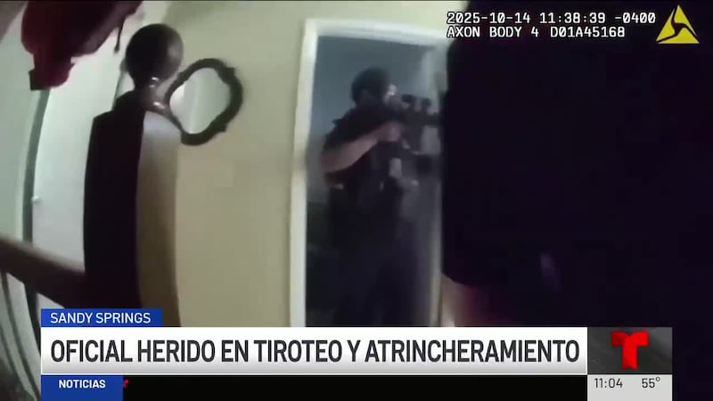 Oficial herido en balacera en Sandy Springs