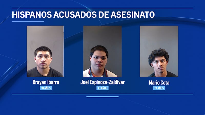 Arrestan a tres jóvenes hispanos por asesinato.