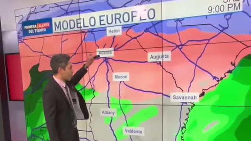 Potente tormenta invernal amenaza Georgia