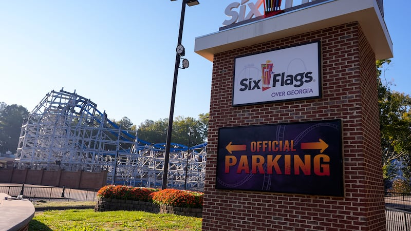 ARCHIVO | Attractions are seen at Six Flags Over Georgia, about 15 miles (24 kilometers)...