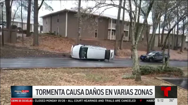 Tormenta causa daños en varias zonas de Atlanta