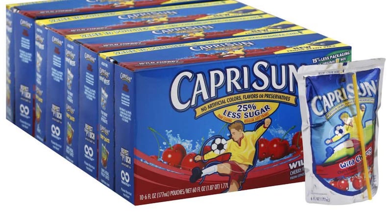 Wild Cherry flavored Capri Sun