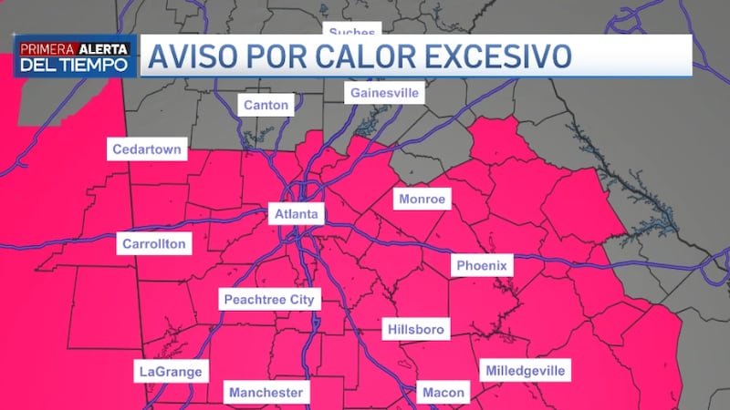 Aviso de calor excesivo