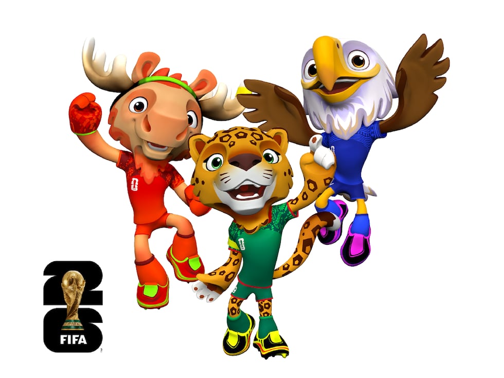 Las mascotas del Mundial 2026.