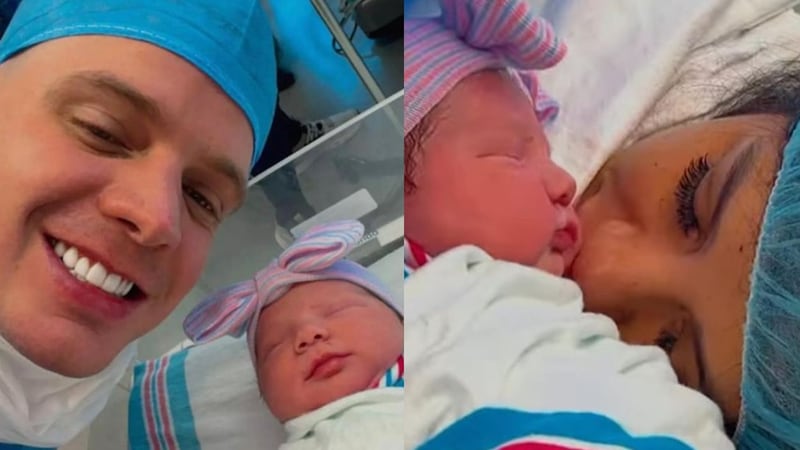 El comediante venezolano, Marko Peréz, y su esposa, Yulbert Zambrano, recibieron a su segunda...