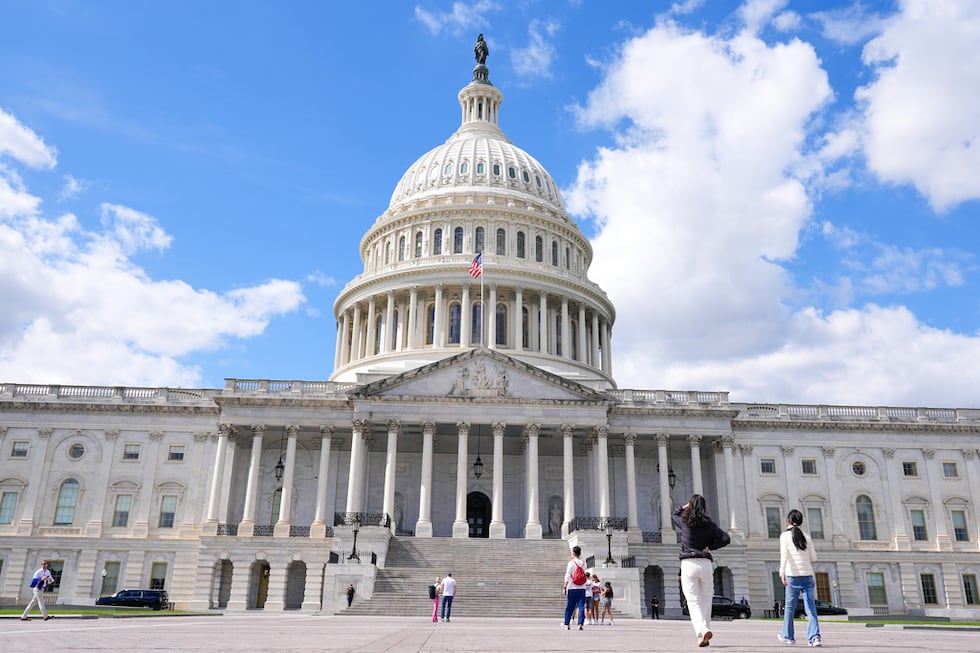 El Capitolio estadounidense en Washington el 3 de octubre del 2025. (AP foto/Mariam Zuhaib)