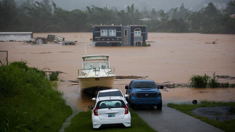 Las previsiones eran de hasta 30 pulgadas de agua para el sur de Puerto Rico y de 15 pulgadas...