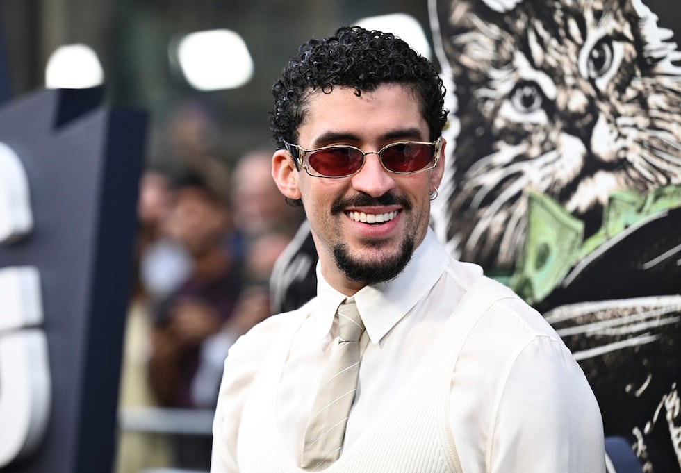 ARCHIVO - Benito Antonio Martínez Ocasio, también conocido como Bad Bunny, asiste al estreno...