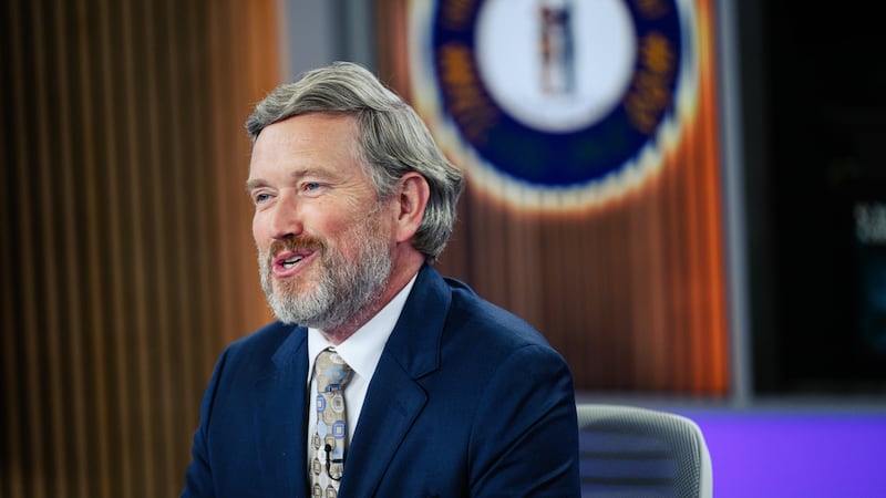 El legislador Thomas Massie, republicano de Kentucky, de un debate de la Televisión Educativa...