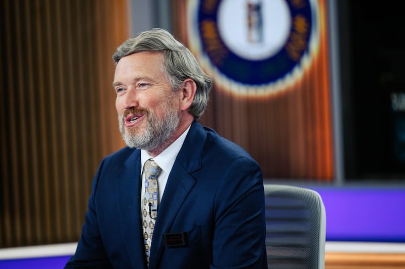El legislador Thomas Massie, republicano de Kentucky, de un debate de la Televisión Educativa...