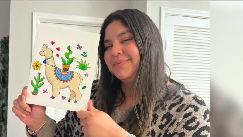 Paola migrante venezolana