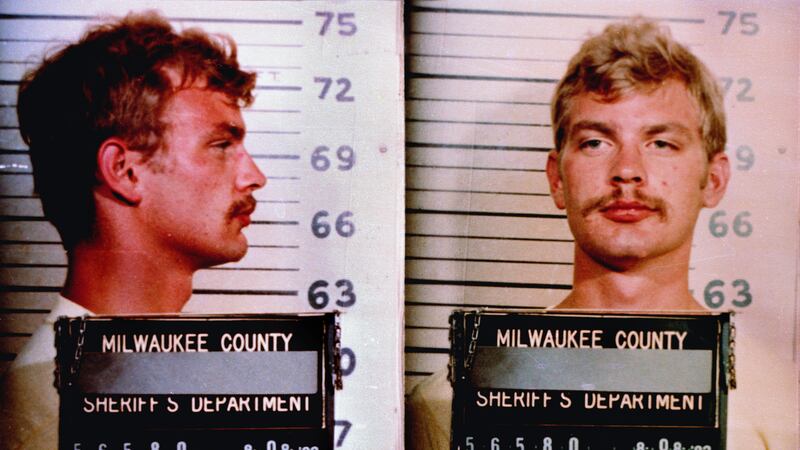Foto original de Jeffrey Dahmer, tomada en el Departamento del Sheriff del condado de...