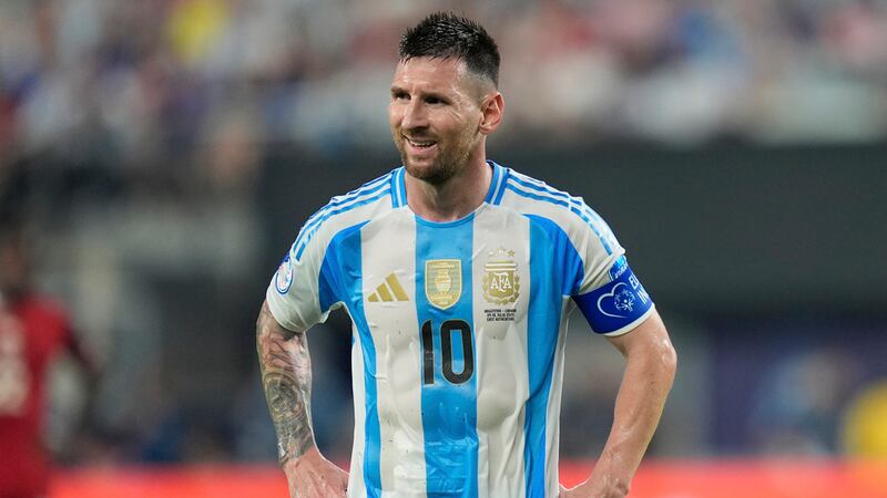 ARCHIVO - El argentino Lionel Messi durante un partido de semifinales de la Copa América...