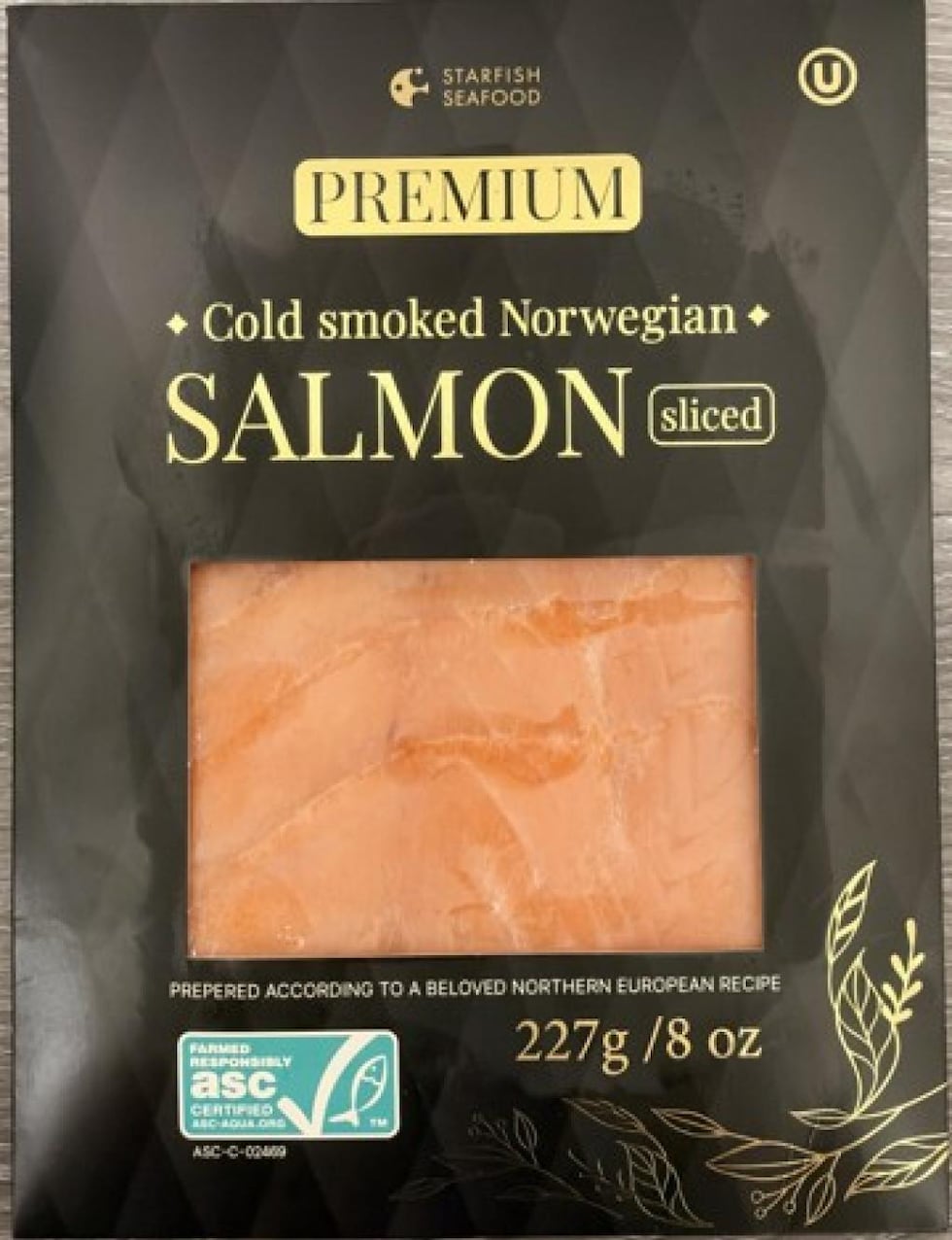 Starfish Seafood Premium Cold Smoked Norwegian Salmon Sliced