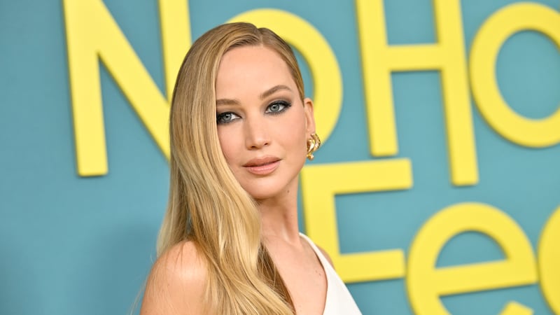 Jennifer Lawrence en el estreno de "No Hard Feelings" en el cine AMC Lincoln Square el martes...