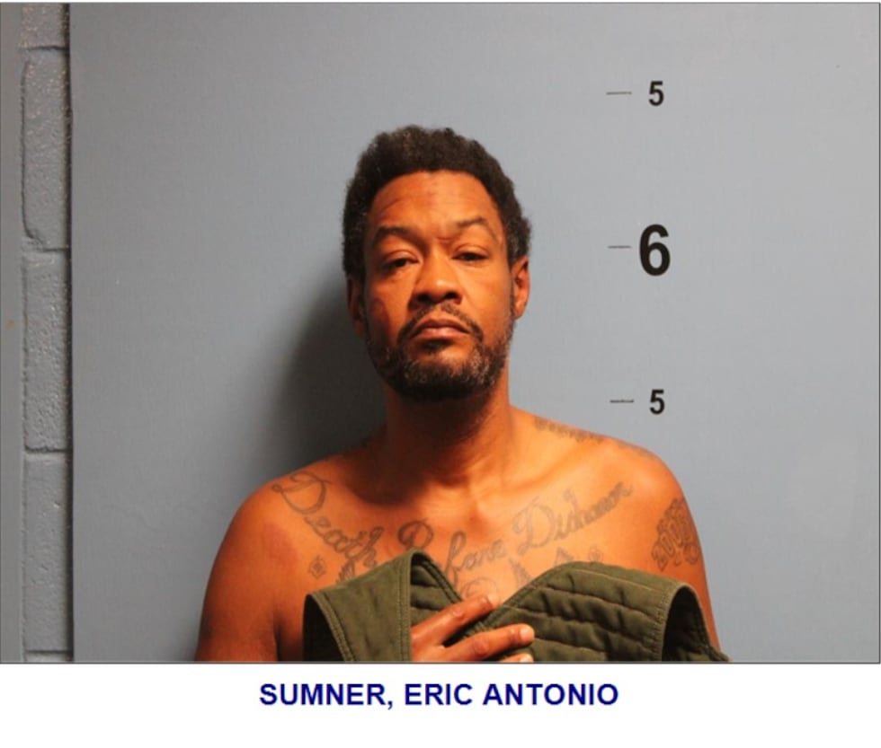 Eric Sumner is being held by the Monroe County Sheriff’s Office until he can be transported...