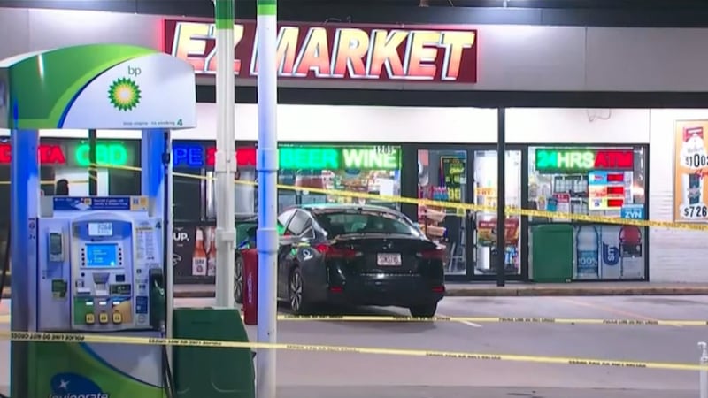 Police investigate after man sets himself on fire at Atlanta gas station.
