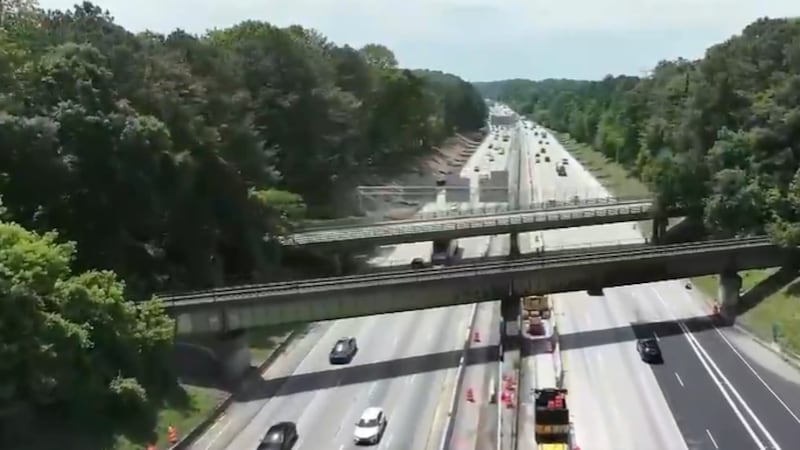 I-285 aerial shot