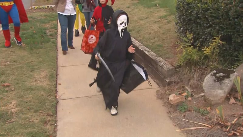When you go trick-or-treating, plan your route ahead of time, stay on sidewalks, and only go...