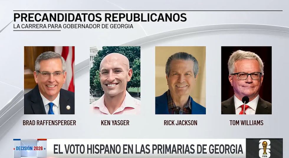 Aspirantes a la gobernación de Georgia.