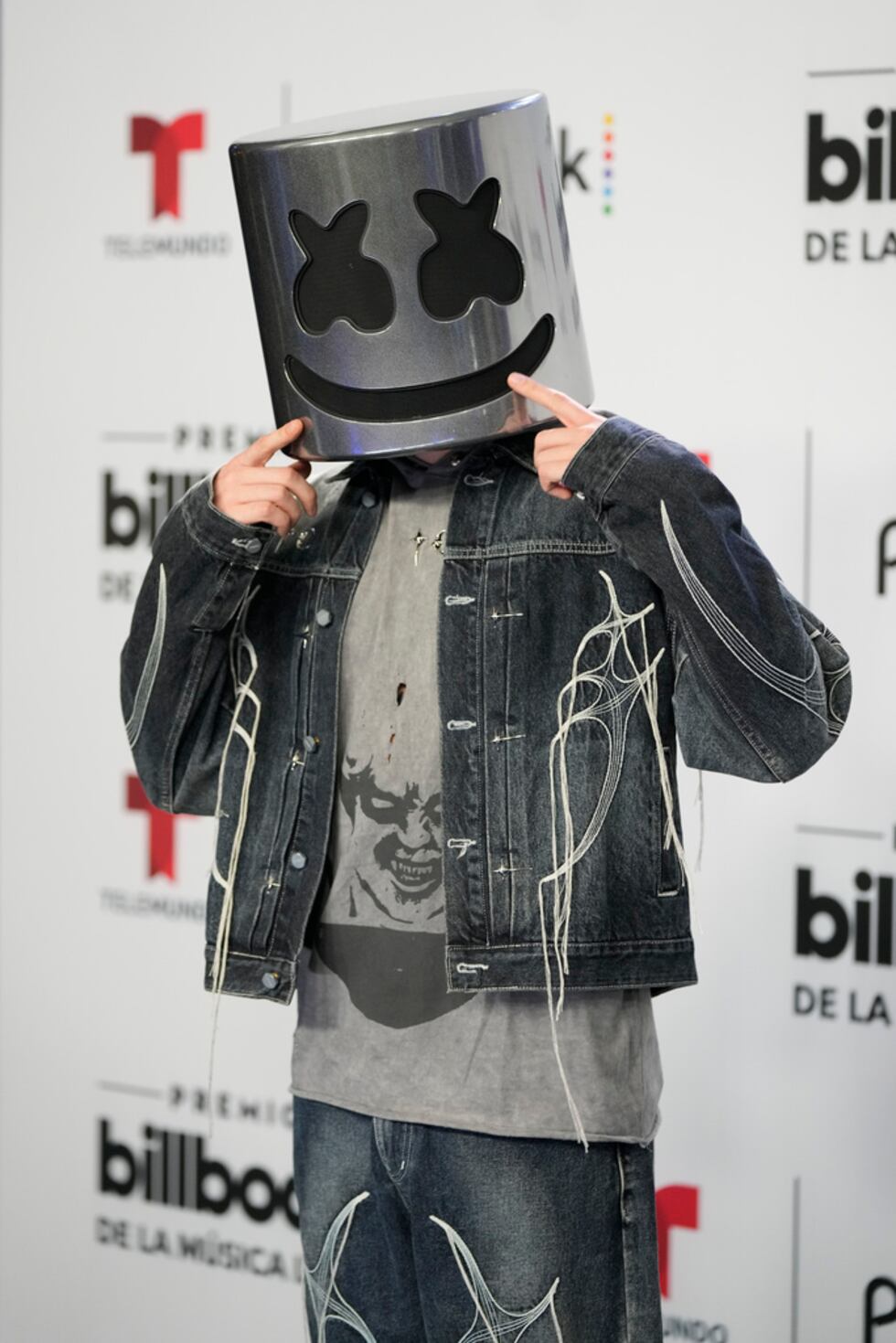 Marshmello llega a los Premios Billboard de la Música Latina el jueves 5 de octubre de 2023,...