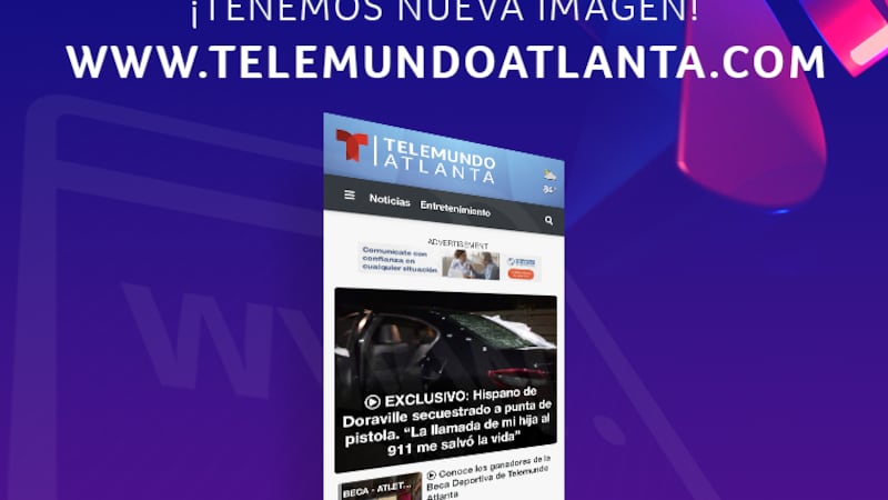 Te invitamos a seguir conectado con nosotros en telemundoatlanta.com