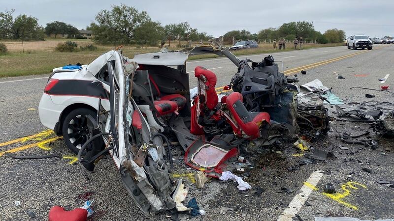 Esta imagen, proporcionada por el Departamento de Seguridad Pública de Texas, muestra un...