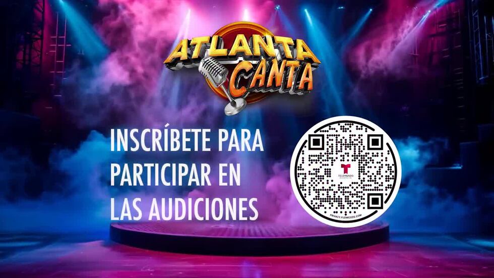Atlanta Canta: Regístrate ahora escaneando este QR CODE