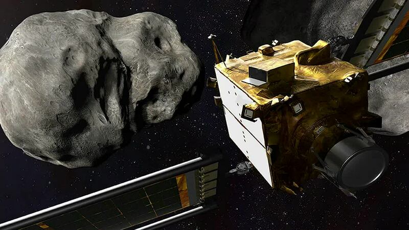 Nave de la NASA choca contra asteroide.