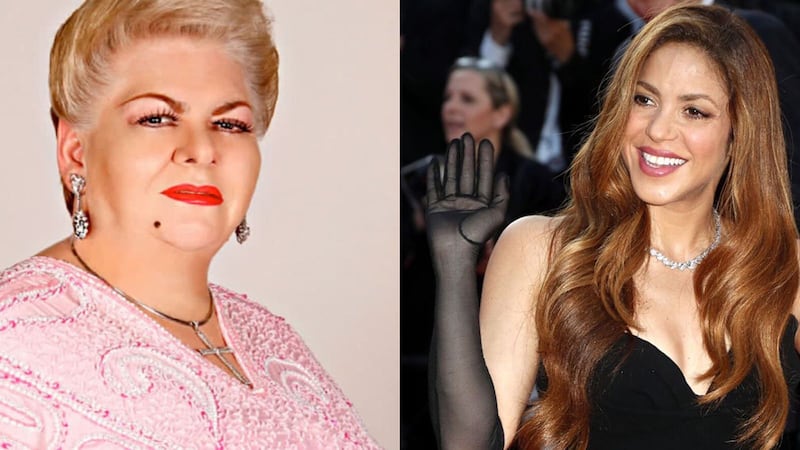 paquita la del barrio y shakira