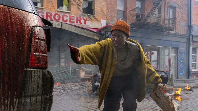 Esta imagen publicada por Paramount Pictures muestra a Lupita Nyong'o en una escena de la...