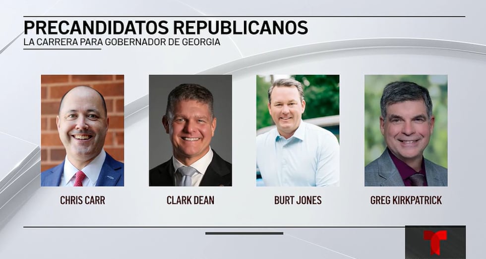 Aspirantes a la gobernación de Georgia.