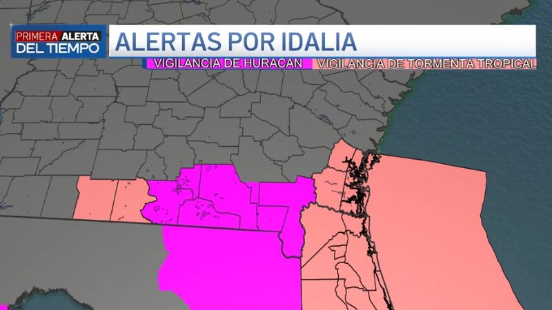 Alertas por Idalia.