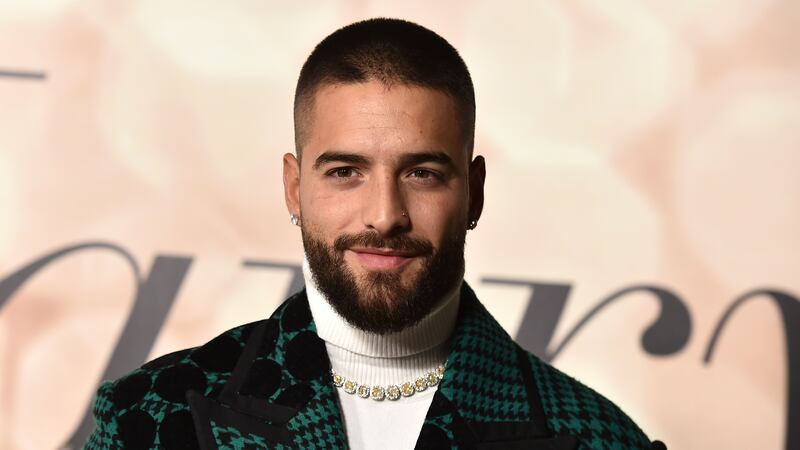 ARCHIVO - Maluma en una sesión de retratos en una función especial de "Marry Me" en el DGA...