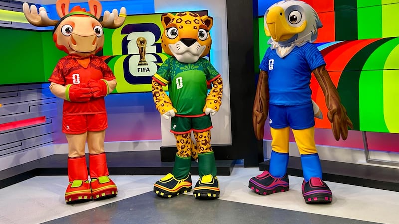 Las mascotas de la Copa Mundial de la FIFA 26™️visitaron Telemundo Atlanta.