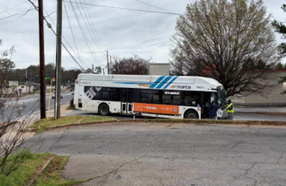 A MARTA bus was involved in crash Sunday in Decatur.