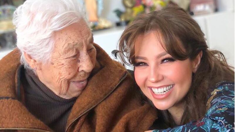 Muere la abuela de Thalía a los 104 años
