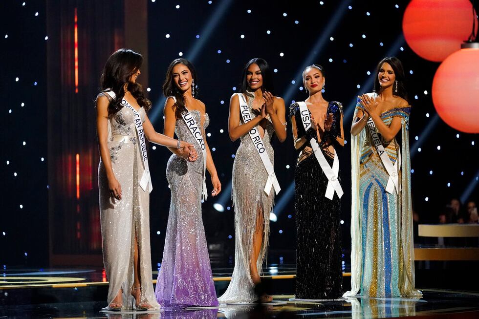 Las cinco finalistas.