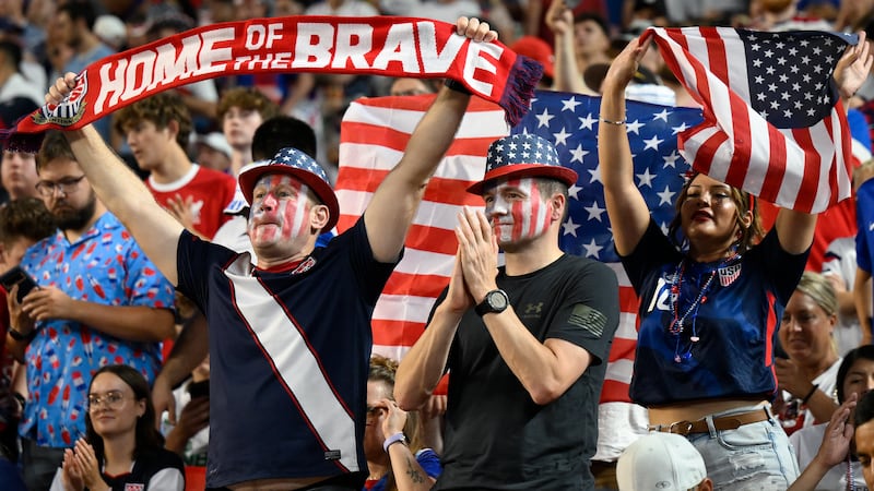 Estados Unidos vs Uruguay, 01/07/2024. (AP Photo/Reed Hoffman)