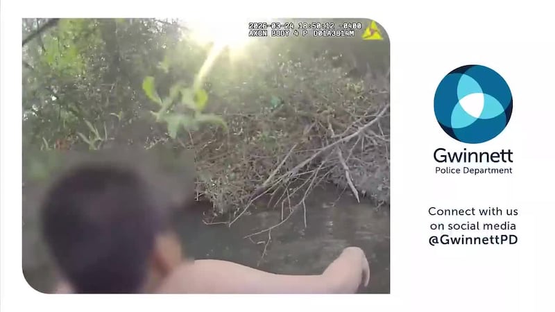 Dramático rescate de niño en un lago en Gwinnett