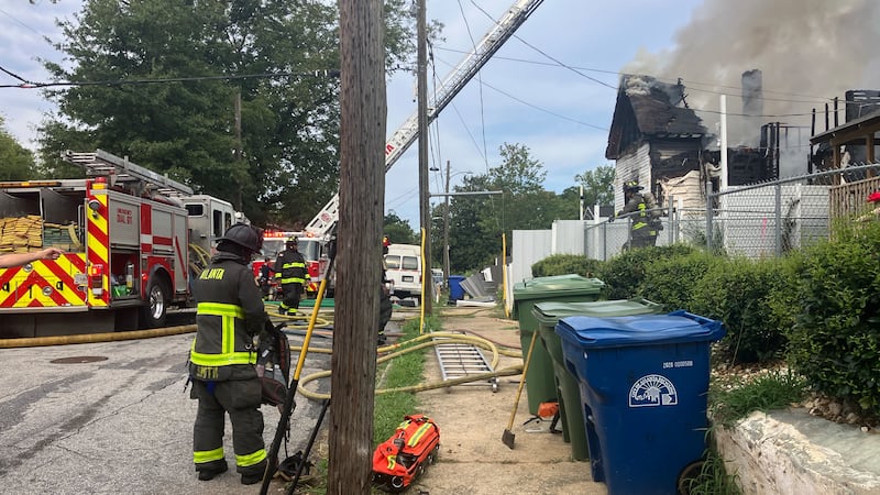 The fire happened in the 600 block of North Avenue NW.