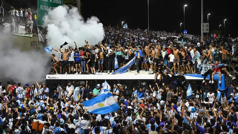 celebracion en Argentina se sale de control que paso