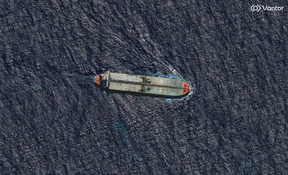 El buque petrolero Skipper, que fue tomado recientemente por el ejército de Estados Unidos...