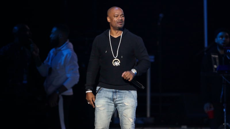 Big Tigger performs during the Bud Light Super Bowl Music Fest EA SPORTS BOWL at State Farm...