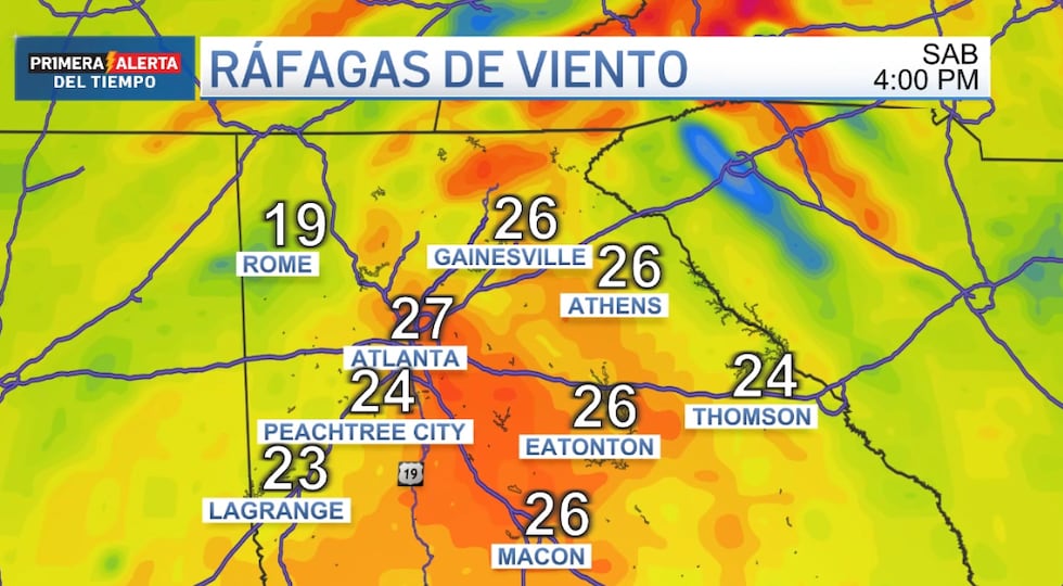 Llega el frío a Georgia, con temperaturas en los 40