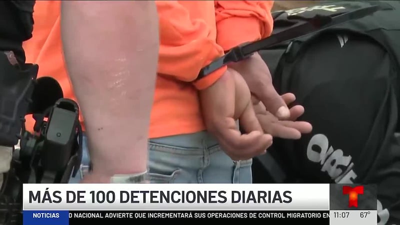 Más de 100 arrestos diarios en operativos de control migratorio en Georgia