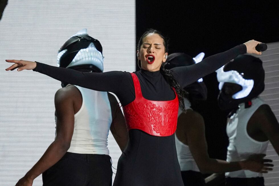 La cantautora española Rosalía durante el concierto gratuito de su Motomami World Tour en el...