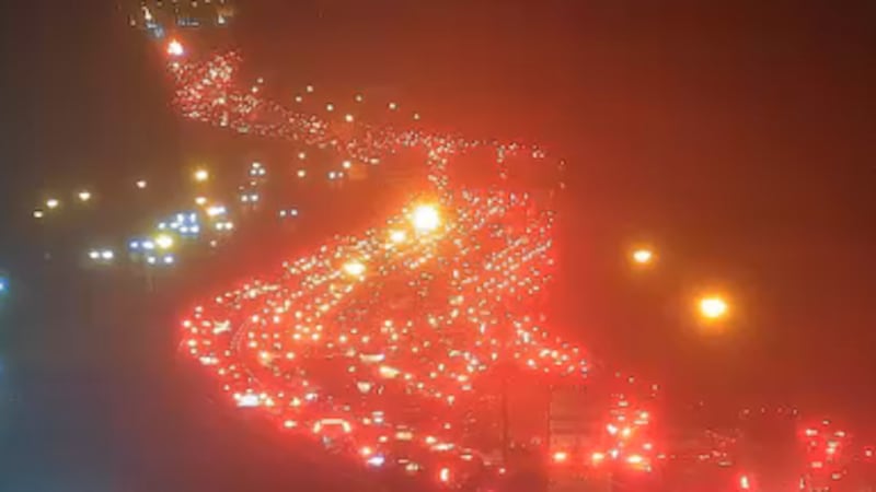 Cars traveling northbound have been stuck for hours.